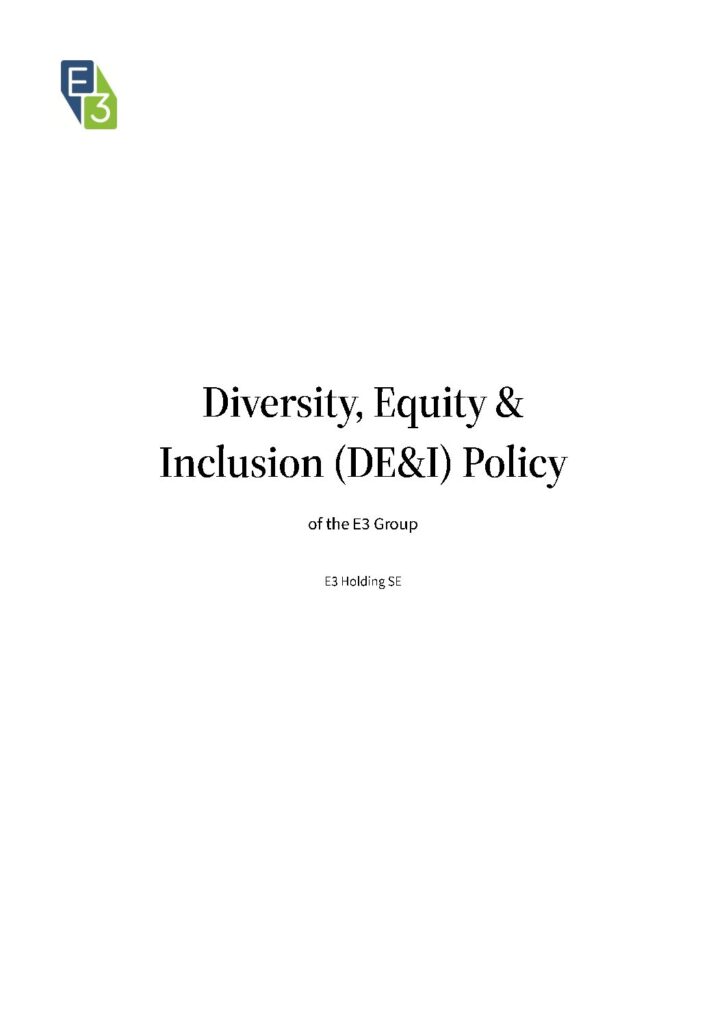 Governance: DE&I Policy